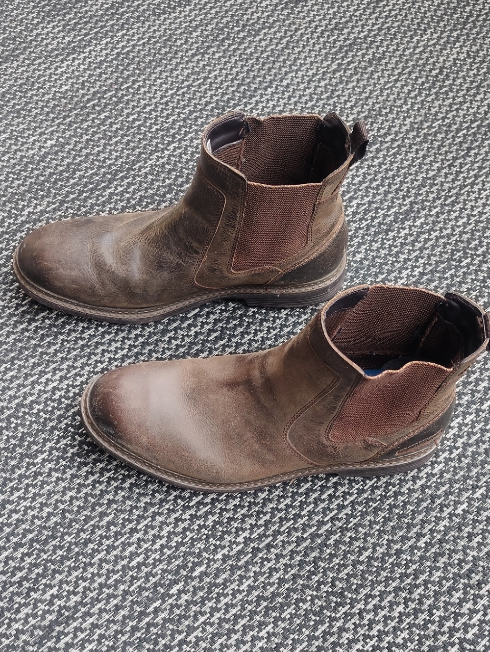 Rockport Men's Brown Leather Chelsea Boots